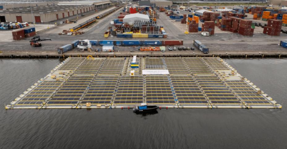 荷蘭建成全球首個海上風電太陽能混合發電場